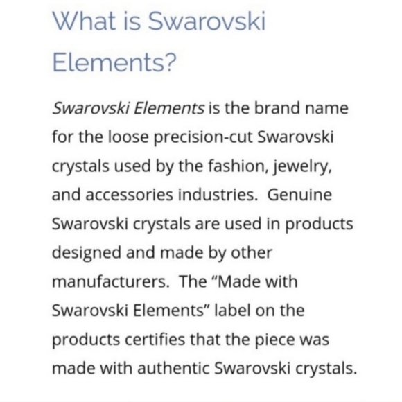 Swarovski Amethyst element bella crystal earrings - Picture 2 of 7